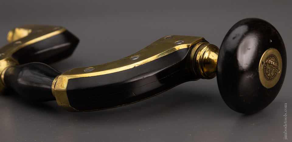 Spectacular Ebony ULTIMATUM Bit Brace MARSDEN BROS. - EXCELSIOR 106106