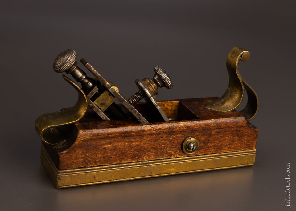 Spectacular Early Ornate Adjustable Smooth Plane - EXCELSIOR 106310