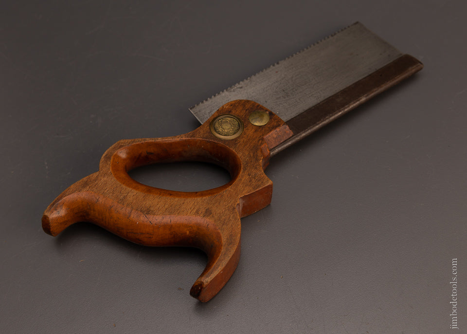 Spectacular Crisp 6 Inch Dovetail Saw by BAY ST. SAW MFG. CO. Spring Steel - EXCELSIOR 106905