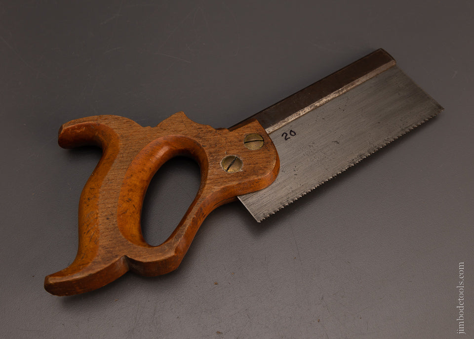 Spectacular Crisp 6 Inch Dovetail Saw by BAY ST. SAW MFG. CO. Spring Steel - EXCELSIOR 106905