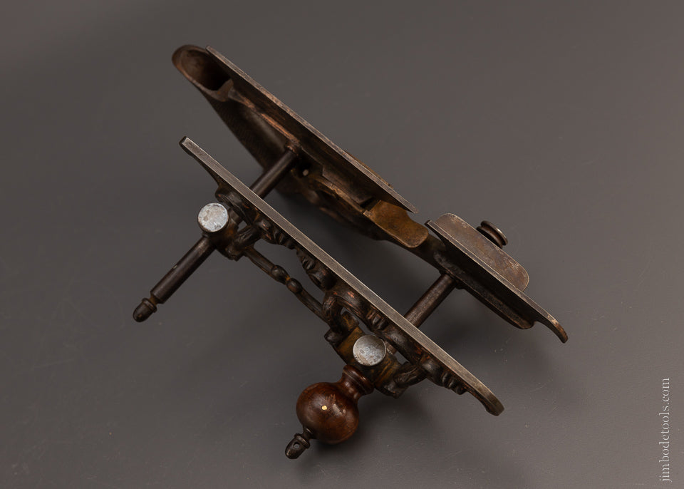Magnificent MILLERS 1872 Patent No. 50 Ornate Plow Plane - EXCELSIOR 106940