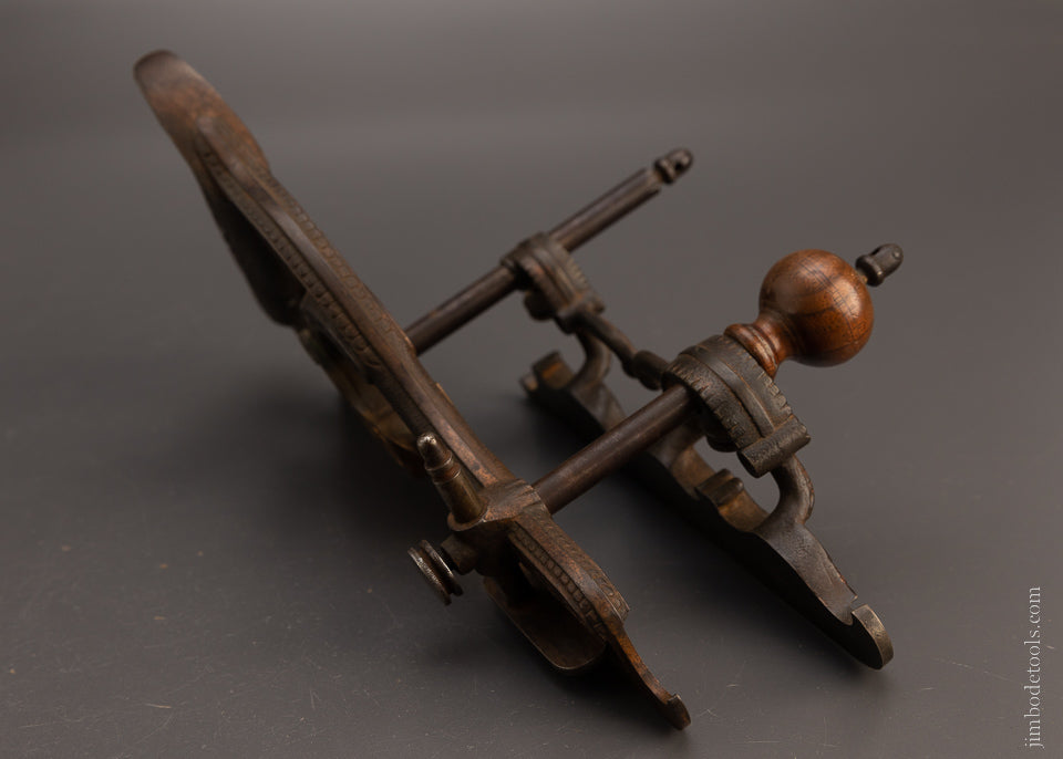 Magnificent MILLERS 1872 Patent No. 50 Ornate Plow Plane - EXCELSIOR 106940