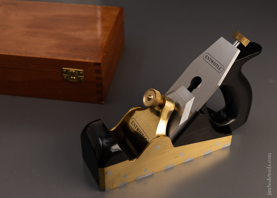 Drop Dead Stunning Dovetailed Gunmetal & Ebony No. A6 Smooth Plane by G. ENTWISTLE _ EXCELSIOR 106967