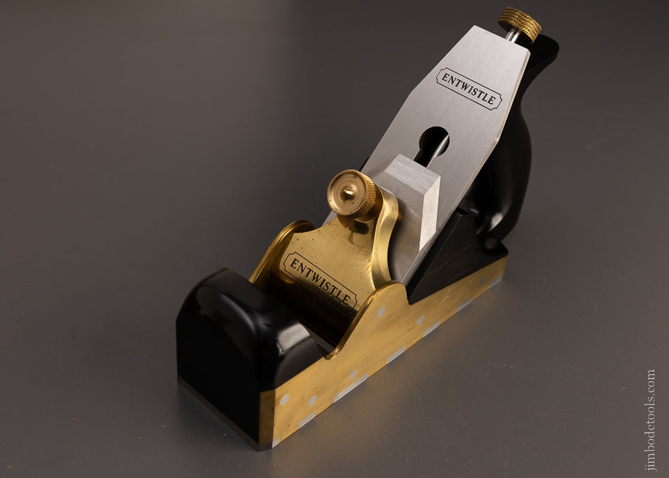 Drop Dead Stunning Dovetailed Gunmetal & Ebony No. A6 Smooth Plane by G. ENTWISTLE _ EXCELSIOR 106967