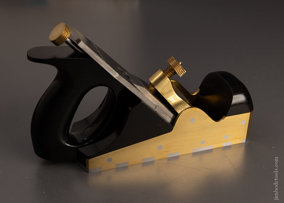 Drop Dead Stunning Dovetailed Gunmetal & Ebony No. A6 Smooth Plane by G. ENTWISTLE _ EXCELSIOR 106967