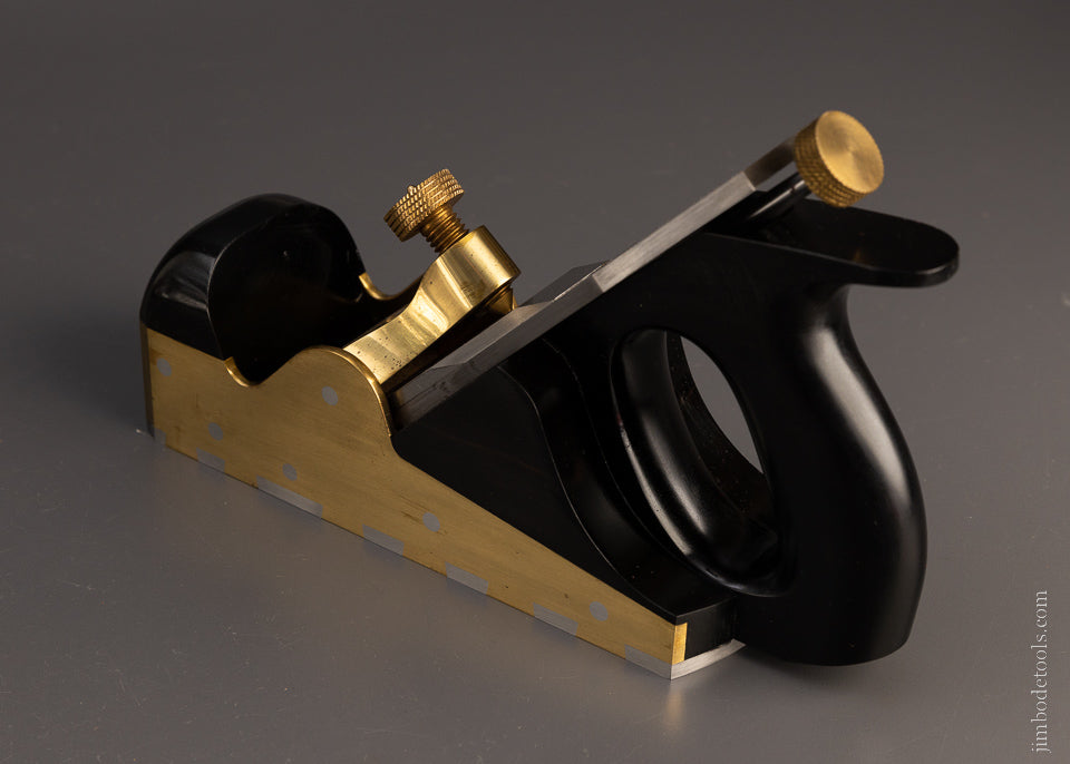 Drop Dead Stunning Dovetailed Gunmetal & Ebony No. A6 Smooth Plane by G. ENTWISTLE _ EXCELSIOR 106967
