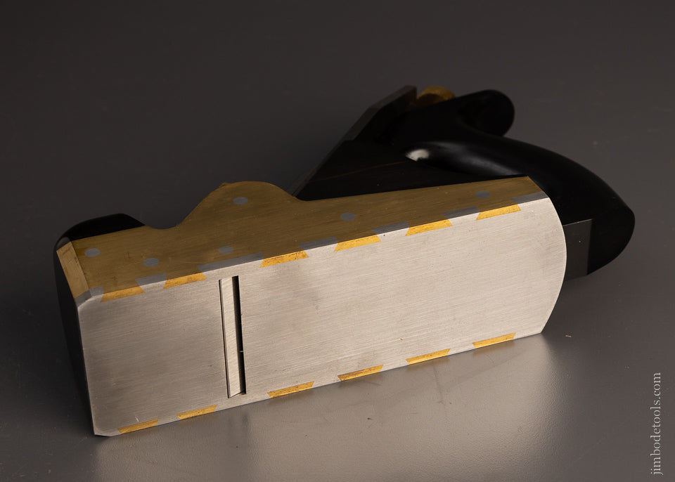 Drop Dead Stunning Dovetailed Gunmetal & Ebony No. A6 Smooth Plane by G. ENTWISTLE _ EXCELSIOR 106967