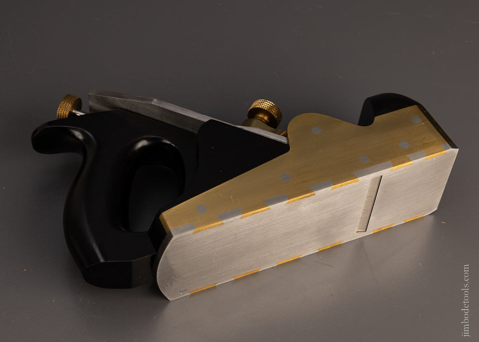 Drop Dead Stunning Dovetailed Gunmetal & Ebony No. A6 Smooth Plane by G. ENTWISTLE _ EXCELSIOR 106967