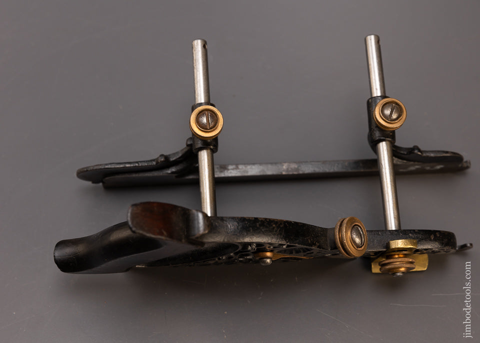 Extremely Rare Type One B STANLEY MILLERS PATENT No. 43 Ornate Plow Plane - EXCELSIOR 107061