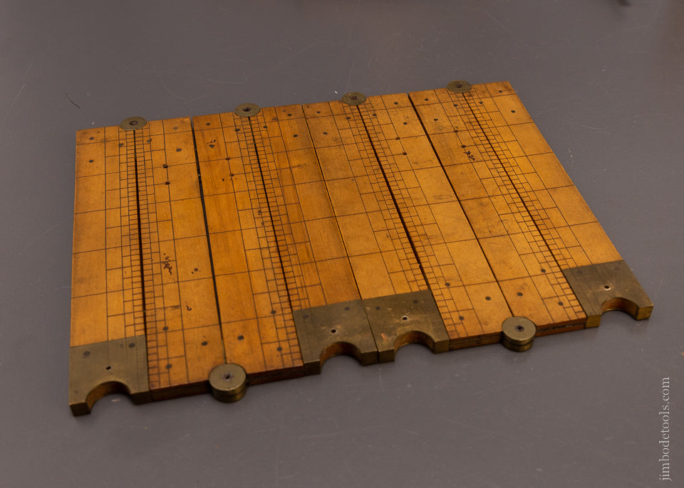 Fabulous Set of Boxwood Rules Including a 12 FOLD! - EXCELSIOR 107071