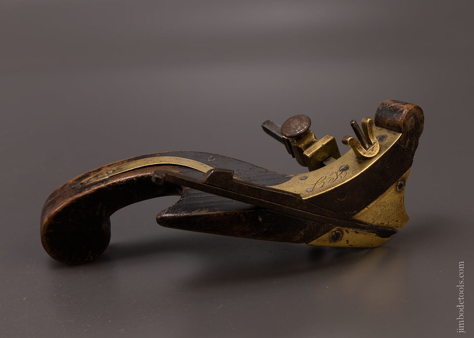 Spectacular Coach Maker’s Plow Plane with Brass Inlay - EXCELSIOR 107086