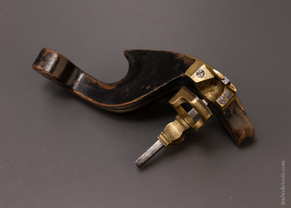 Spectacular Coach Maker’s Plow Plane with Brass Inlay - EXCELSIOR 107086