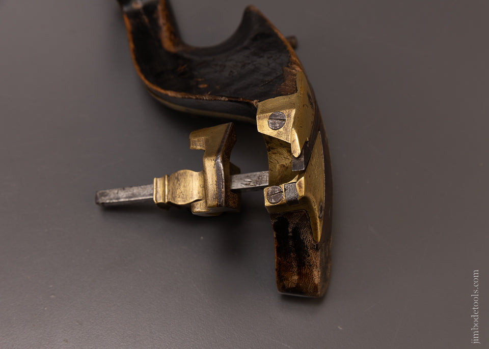 Spectacular Coach Maker’s Plow Plane with Brass Inlay - EXCELSIOR 107086