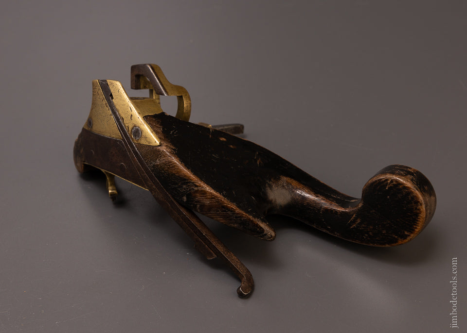 Spectacular Coach Maker’s Plow Plane with Brass Inlay - EXCELSIOR 107086