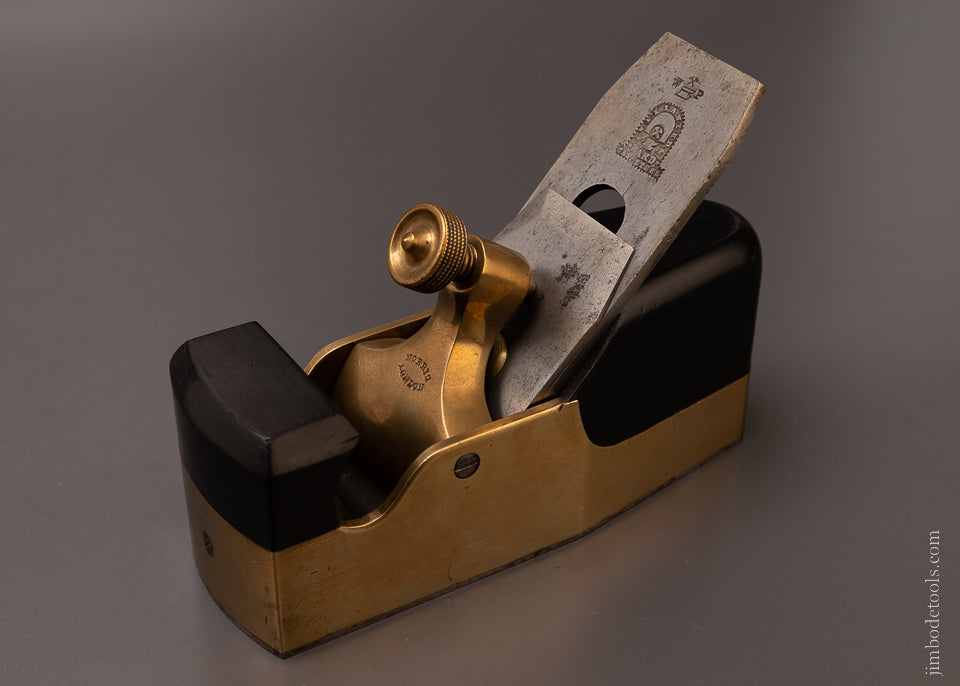 Rare & Fine! NORRIS No. 14G Gunmetal and Ebony Smooth Plane - EXCELSIOR 107174 - AS OF APR 24
