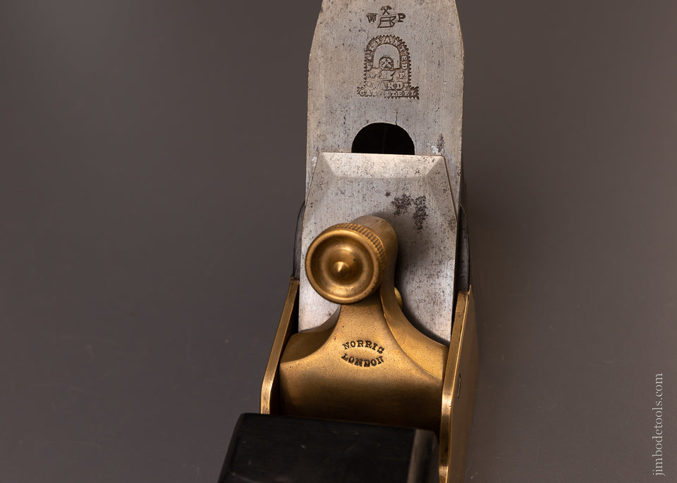 Rare & Fine! NORRIS No. 14G Gunmetal and Ebony Smooth Plane - EXCELSIOR 107174 - AS OF APR 24