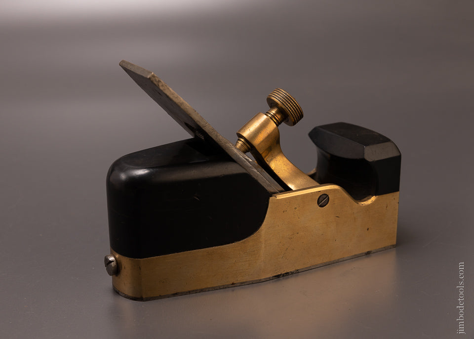 Rare & Fine! NORRIS No. 14G Gunmetal and Ebony Smooth Plane - EXCELSIOR 107174 - AS OF APR 24
