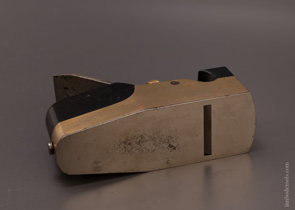 Rare & Fine! NORRIS No. 14G Gunmetal and Ebony Smooth Plane - EXCELSIOR 107174 - AS OF APR 24