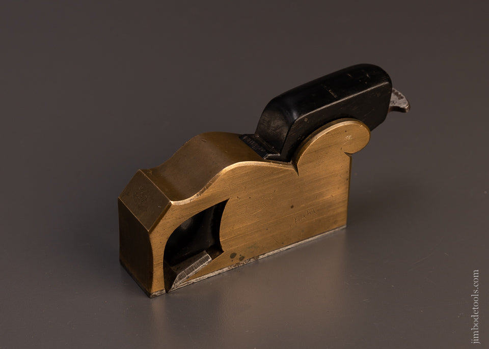 Crisp NORRIS No. 27 Gunmetal & Ebony Bull Nose Shoulder Plane - EXCELSIOR 107407