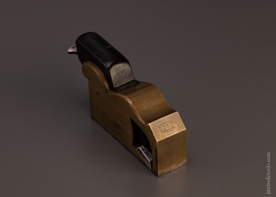 Crisp NORRIS No. 27 Gunmetal & Ebony Bull Nose Shoulder Plane - EXCELSIOR 107407
