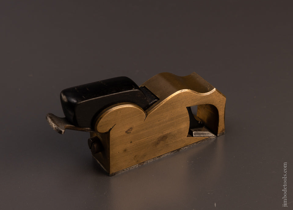 Crisp NORRIS No. 27 Gunmetal & Ebony Bull Nose Shoulder Plane - EXCELSIOR 107407