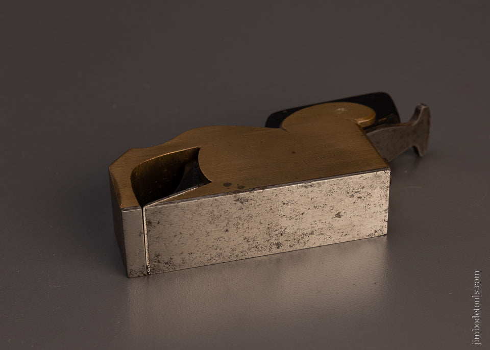 Crisp NORRIS No. 27 Gunmetal & Ebony Bull Nose Shoulder Plane - EXCELSIOR 107407