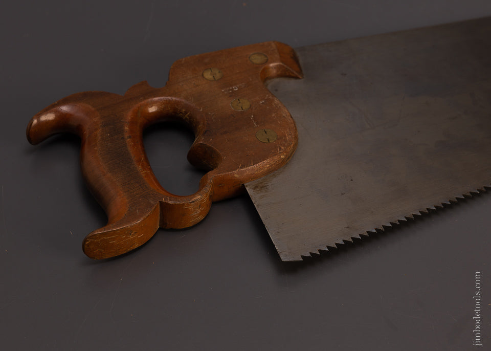 5 1/2 point 28 inch Rip HENRY DISSTON & SON No. 9 Hand Saw - EXCELSIOR 107546