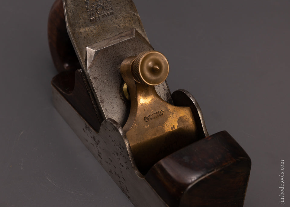 Minty MATHIESON No. 844 Dovetailed Rosewood Infill Smooth Plane with Decal - EXCELSIOR 107627