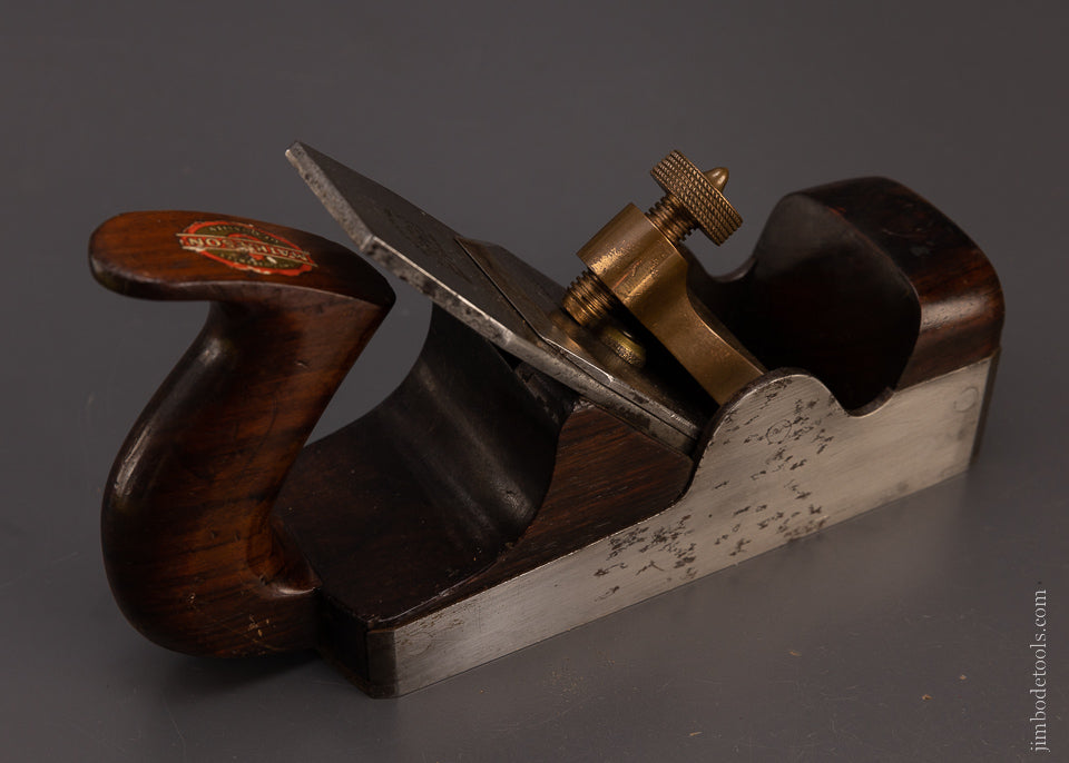 Minty MATHIESON No. 844 Dovetailed Rosewood Infill Smooth Plane with Decal - EXCELSIOR 107627