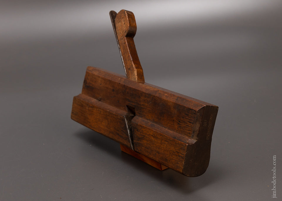 I. NICHOLSON 18th Century Yellow Birch 10 Inch Moulding Plane Extra Fine - EXCELSIOR 107726