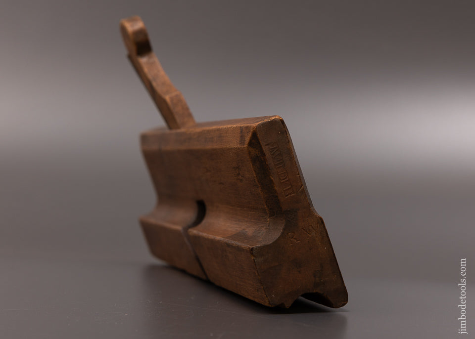 4 STAR 18th Century Yellow Birch Moulding Plane by J. WILDER - EXCELSIOR 107733
