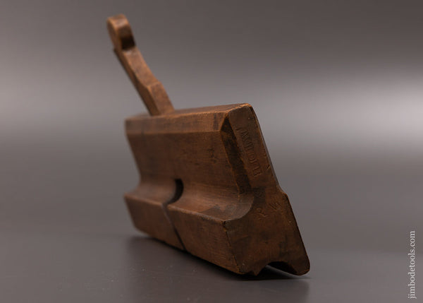 4 STAR 18th Century Yellow Birch Moulding Plane by J. WILDER