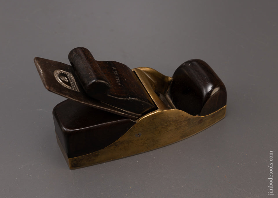 Gorgeous Little 6 1/2 Inch Gunmetal & Rosewood Infill Smooth Plane - EXCELSIOR 108584