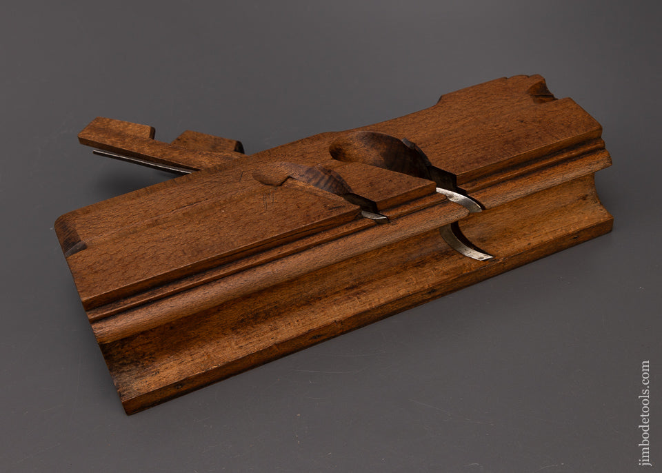 Astounding Double Iron Dutch Crisp Complex Moulding Plane - EXCELSIOR 108868