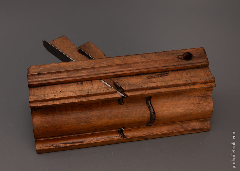 Massive Dutch 4 1/4 Inch Triple Iron Complex Moulding Plane - EXCELSIOR 108894