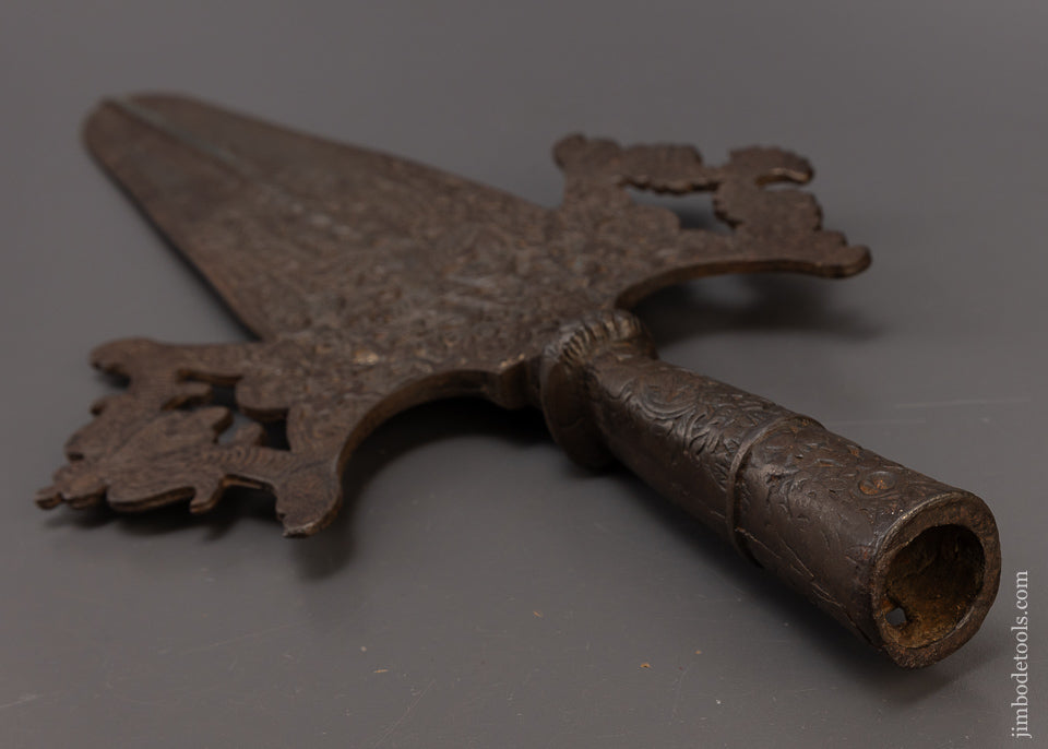 Drop Dead Stunning Ornate 18 1/2 Inch HALBERD Ca. 13th to 16th Century - EXCELSIOR 109259