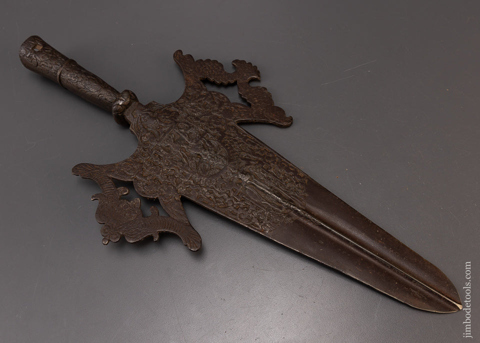 Drop Dead Stunning Ornate 18 1/2 Inch HALBERD Ca. 13th to 16th Century - EXCELSIOR 109259
