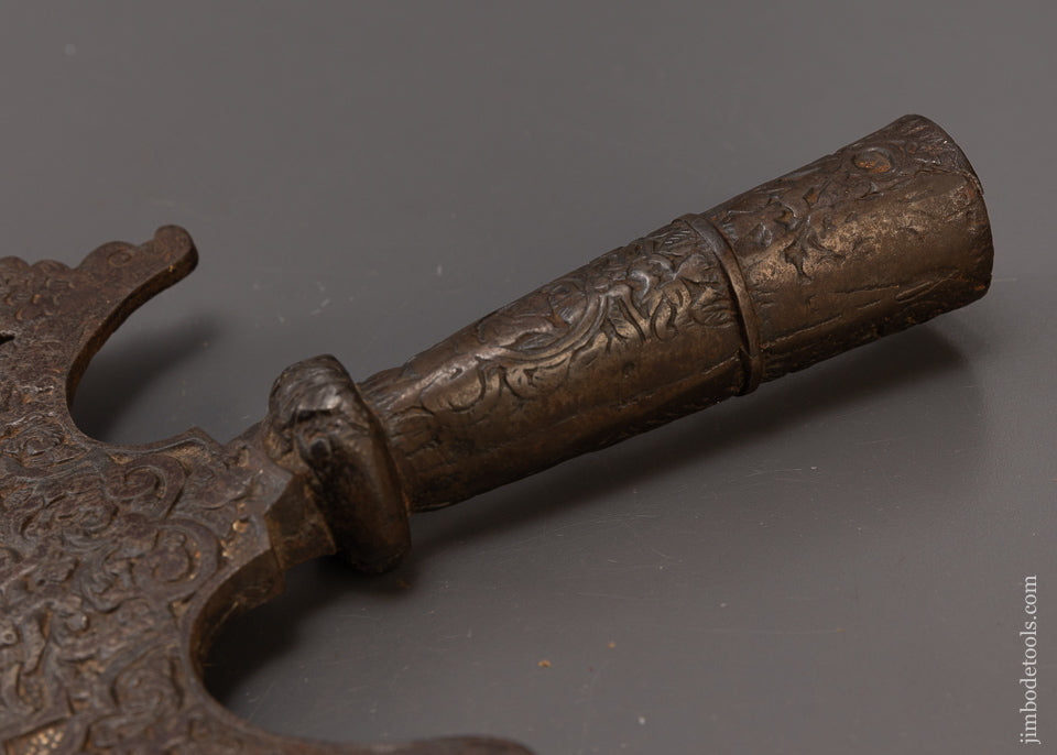 Drop Dead Stunning Ornate 18 1/2 Inch HALBERD Ca. 13th to 16th Century - EXCELSIOR 109259