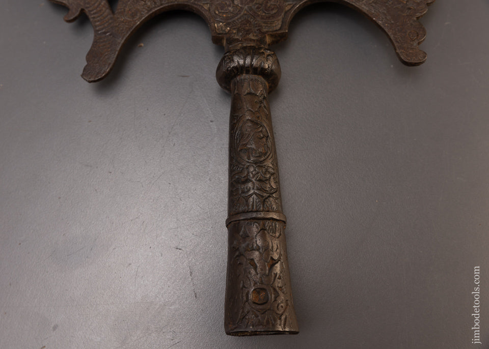 Drop Dead Stunning Ornate 18 1/2 Inch HALBERD Ca. 13th to 16th Century - EXCELSIOR 109259