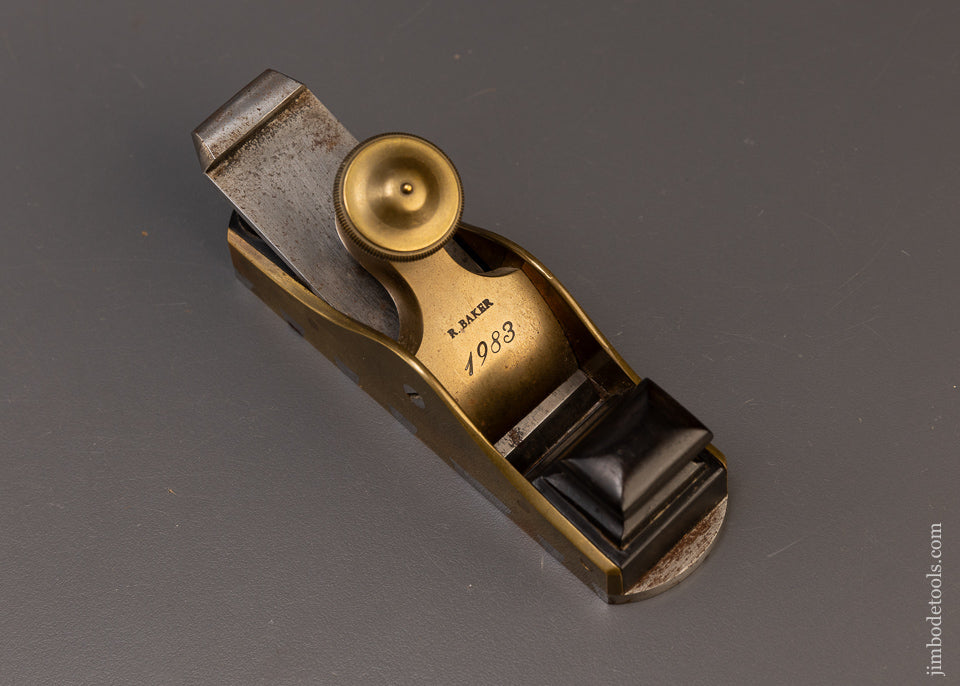 Exquisite ROB’T BAKER Dovetailed Rosewood Infill Miter Plane - EXCELSIOR 109270