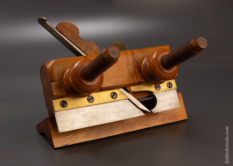 Premium Solid Boxwood Screw Arm Plow Plane by J. KELLOGG - EXCELSIOR 109494