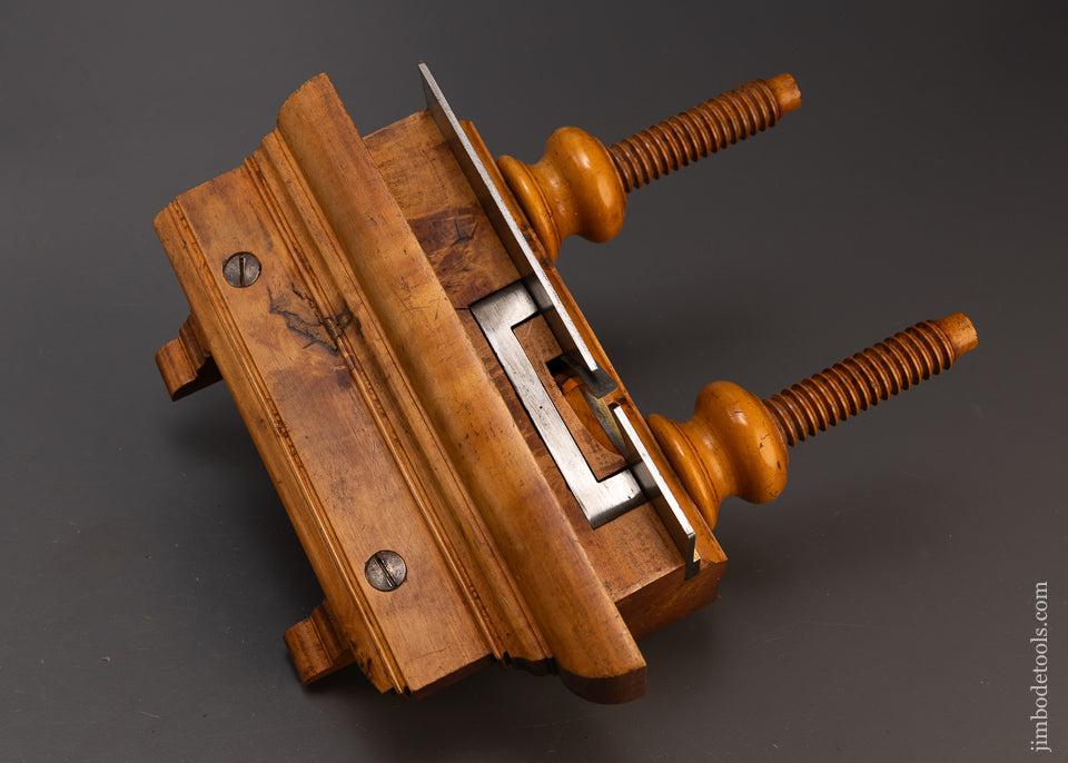 Premium Solid Boxwood Screw Arm Plow Plane by J. KELLOGG - EXCELSIOR 109494