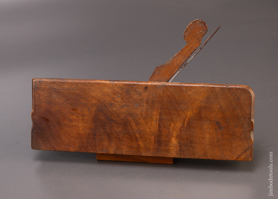 Crisp 18th Century Yellow Birch 10 Inch Complex Moulding Plane by JO FULLER with Astonishing Grain - EXCELSIOR 110198