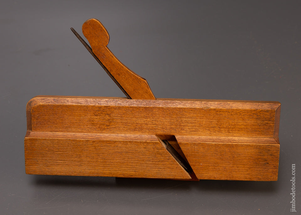 Mint 4 STAR 18th Century 10 Inch Yellow Birch Moulding Plane by C. HARWOOD AI Mark - EXCELSIOR 110212