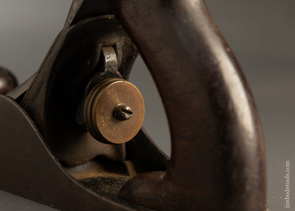 TYPE ONE! BAILEY BOSTON No. 3 Smooth Plane with Solid Nut, Cap & Banjo Spring - EXCELSIOR 110769