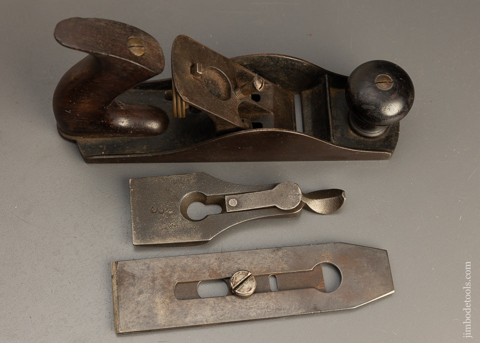TYPE ONE! BAILEY BOSTON No. 3 Smooth Plane with Solid Nut, Cap & Banjo Spring - EXCELSIOR 110769