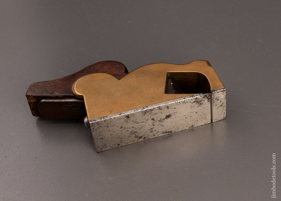 Rare Signed Gunmetal Bullnose Shoulder Plane by G. MILLER - EXCELSIOR 111049