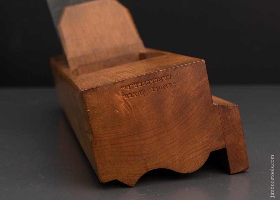 MINT Unused SAMUEL AUXER LANCASTER PA 4 3/8 inch Wide Crown Molding Plane - EXCALIBUR 133