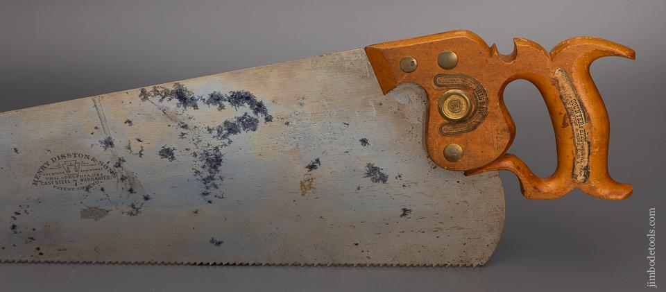 DISSTON No. 7 Hand Saw New Old Stock with Labels - EXCELSIOR 58830