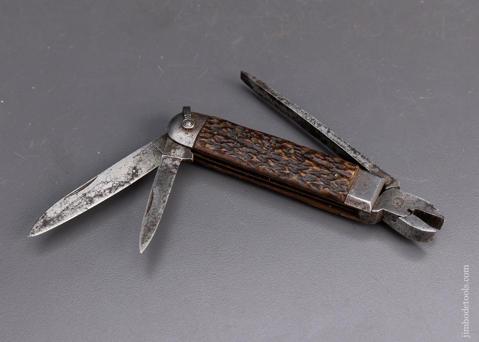W.H. MORLEY & SONS Folding Knife with Pliers - EXCELSIOR 95941